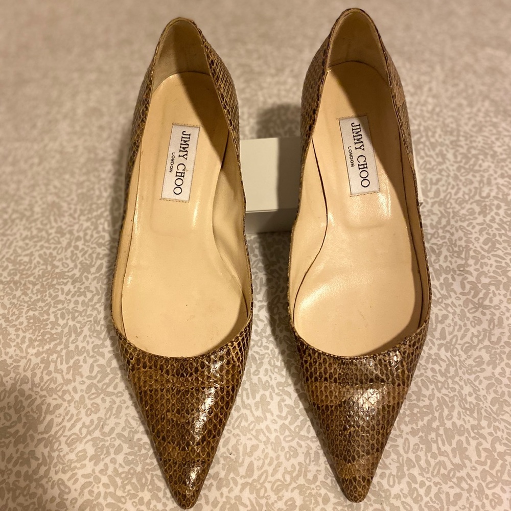 Jimmy Choo snake skin
